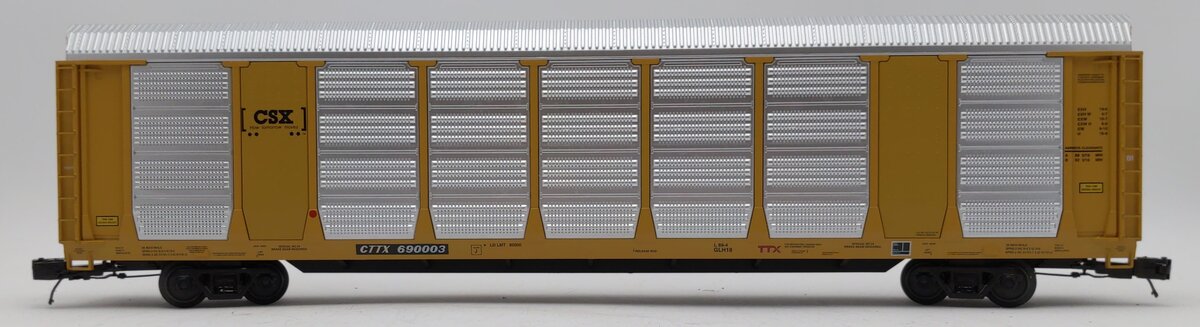 MTH 20-95151 O CSX Enclosed Corrugated Auto Carrier - 3-Rail - Premier®