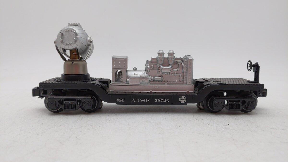 Lionel 6-36726 O Gauge Santa Fe Operating Searchlight Car