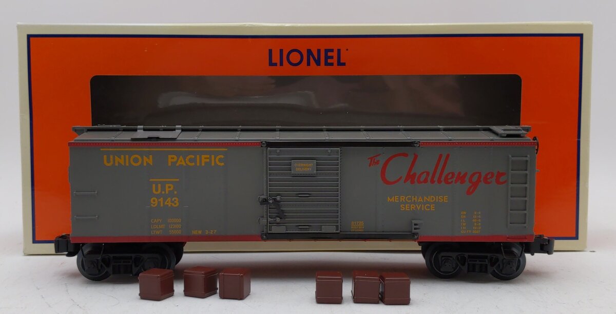 Lionel 6-81725 O Gauge Union Pacific Operating Merchandise Car #9143