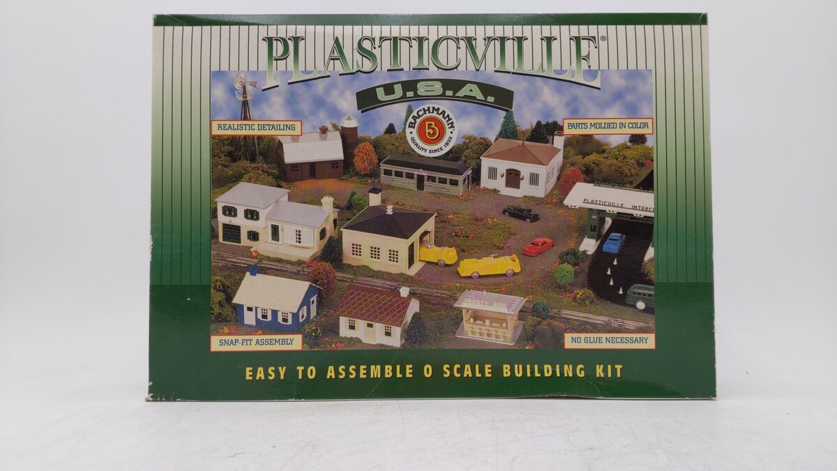 Bachmann 45602 O Scale Plasticville Dairy Barn Classic Model Building Kit