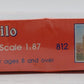 IHC 812 HO Scale Barn With Silo Building Kit