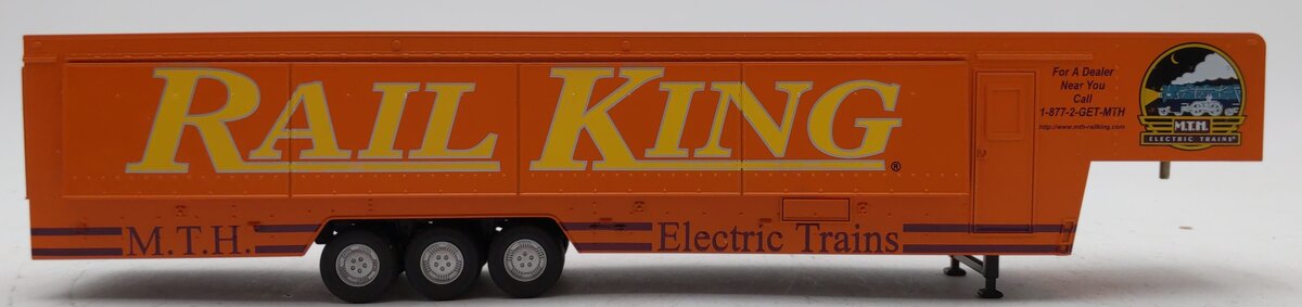 MTH 30-50004 O Gauge Big Mo Vendor Trailer Interior Illumination Opening Doors LN/Box