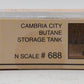Con-Cor 688 N Scale Cambria City Butane Storage Tank Kit
