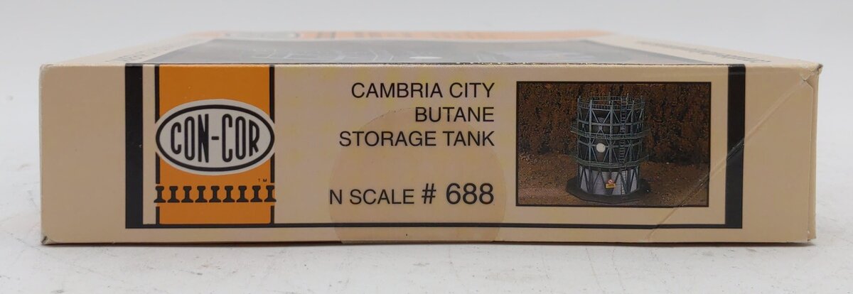 Con-Cor 688 N Scale Cambria City Butane Storage Tank Kit