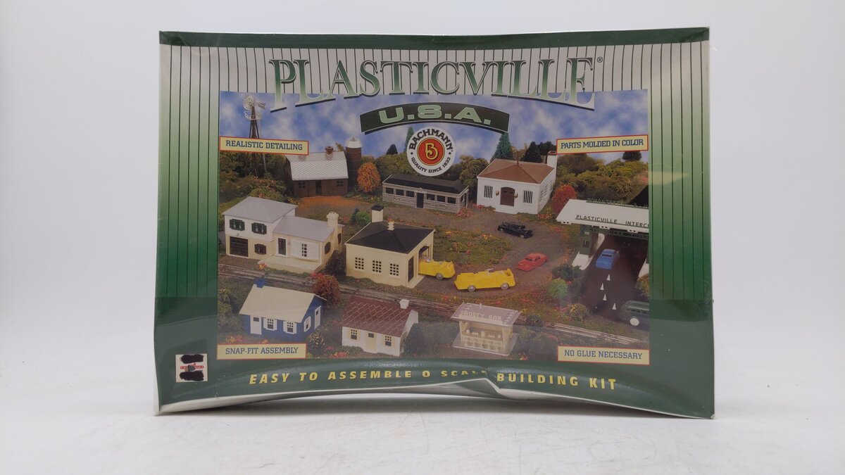 Bachmann 45603 O Plasticville Windmill with Farm Machinery Building Kit