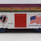 MTH 20-93092 O Gauge American Freedom Boxcar #91101 LN/Box