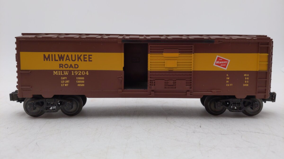 Lionel 6-19204 O Gauge Milwaukee Road Boxcar #19204 NIB