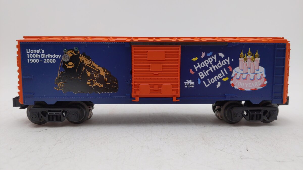 Lionel 6-26736 O Lighted Lionel 100th Birthday Boxcar LN/Box