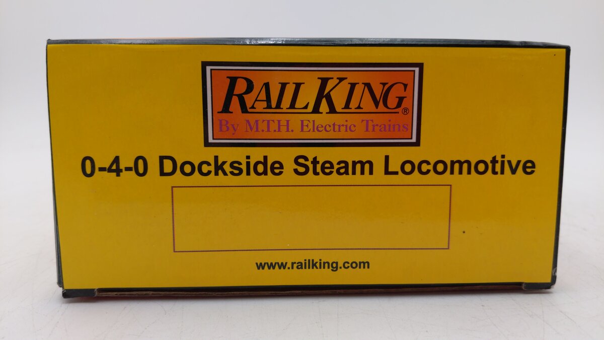 MTH 30-1208-0 O Gauge "I Love Toy Trains" 0-4-0 Dockside Steam Locomotive #1 LN/Box