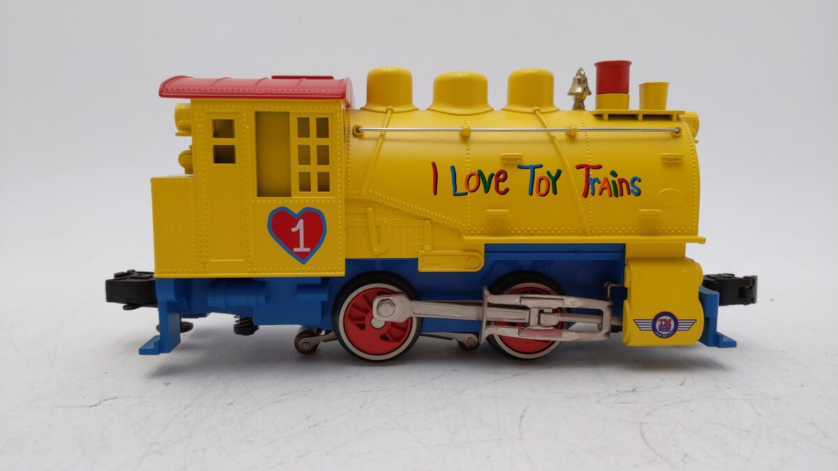 MTH 30-1208-0 O Gauge "I Love Toy Trains" 0-4-0 Dockside Steam Locomotive #1 LN/Box