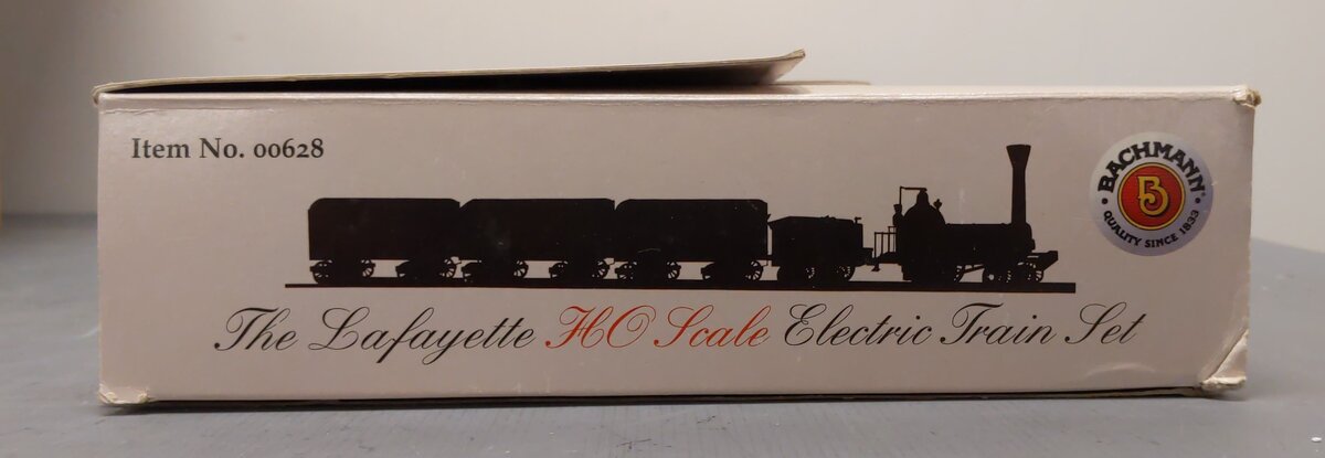 Bachmann 00628 HO Scale The Lafayette Baltimore & Ohio Steam Train Set NIB