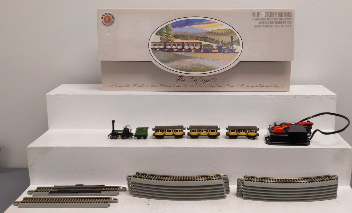Bachmann 00628 HO Scale The Lafayette Baltimore & Ohio Steam Train Set NIB