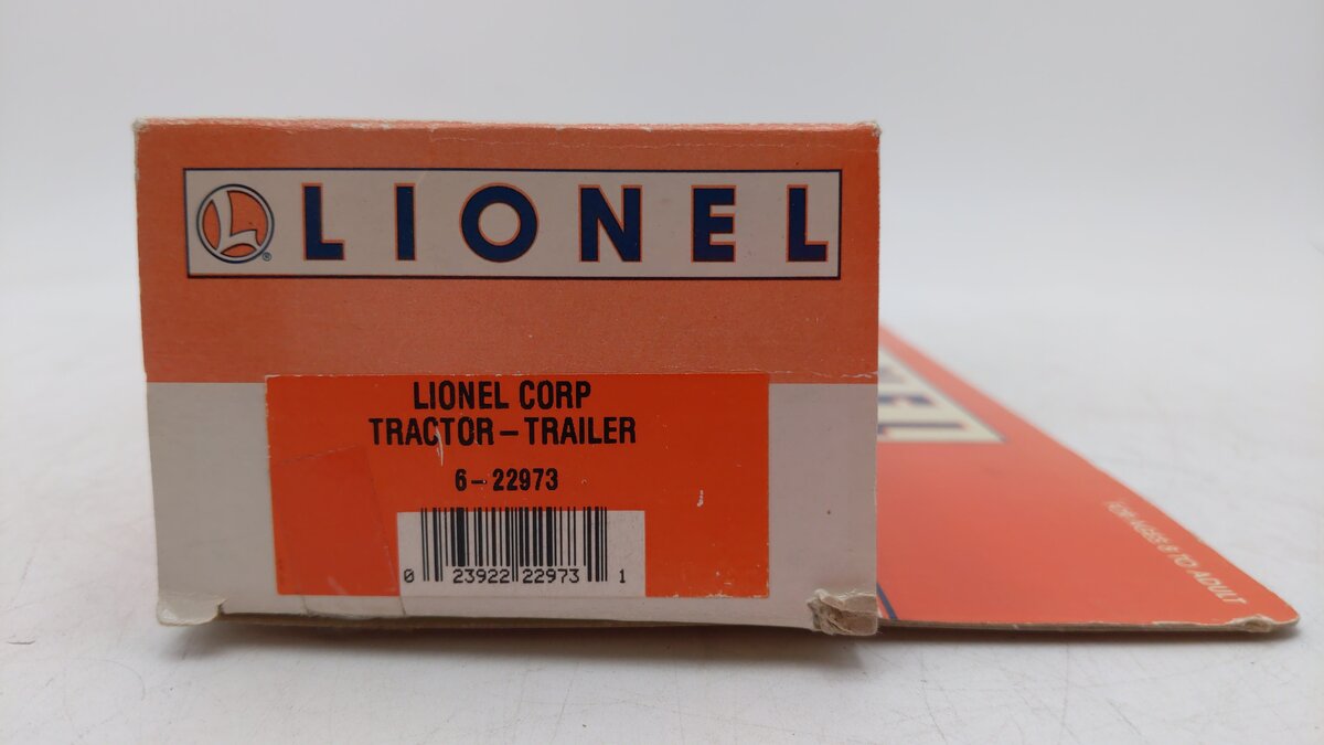 Lionel 6-22973 O Tractor Trailer Truck LN/Box