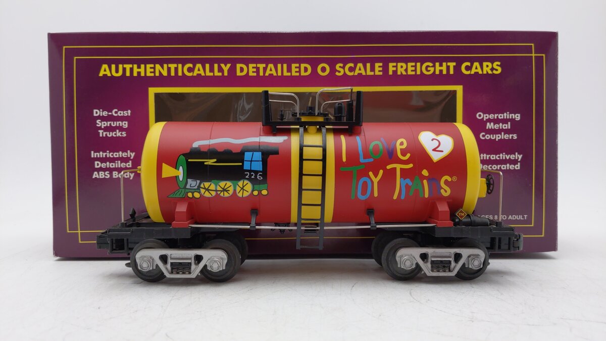 MTH 20-96019 O Gauge I Love Toy Trains® 8,000 Gallon Tank Car LN/Box