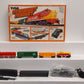 Tyco 7401 Vintage HO Scale Rock Island Overnight Freight VG/Box