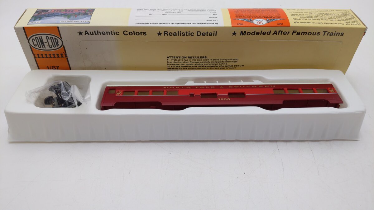 Con-Cor 0001-00095H HO Scale Christmas 1995 Collectors 72' Dome Car Kit