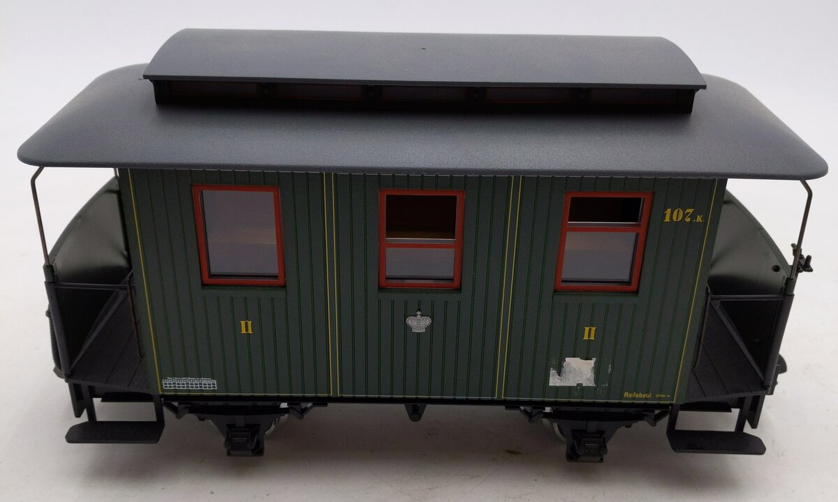 LGB 35092 G Saxon Passenger Car #107K