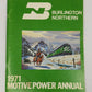 Burlington Northern 1971 Motive Power Annual Paperback Book By F. Hol Wagner VG