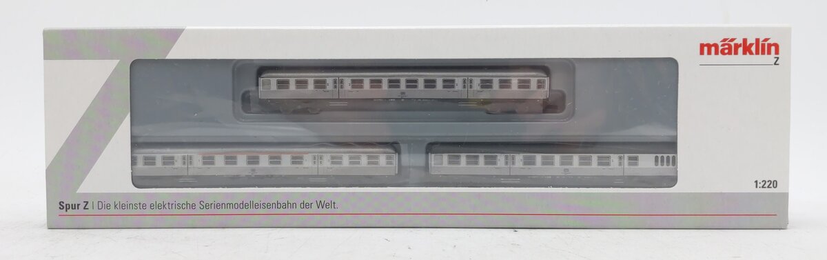 Marklin 87189 Z German Federal RR Rabbit Hutch Commuter Service Car (Set of 3)