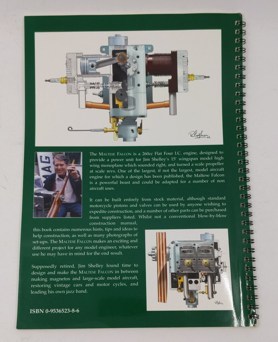 Building the Maltese Falcon Spiral Bound Book By Shelley Jim EX