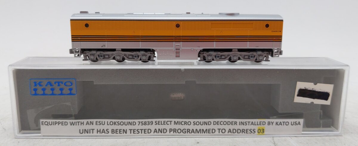 Kato 176-4113-LS N Denver & Rio Grande Western ALCO PB-1 Aspen Gold