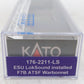 Kato 176-2211-LS N Santa Fe Warbonnet EMD F7B Diesel Locomotive