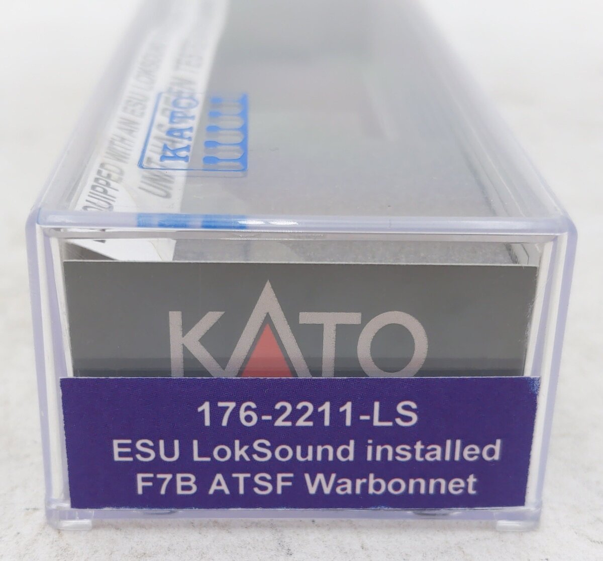 Kato 176-2211-LS N Santa Fe Warbonnet EMD F7B Diesel Locomotive