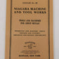 Niagra Machine and Tool Works Tools and Machines for Sheet Metals Paperback Book LN