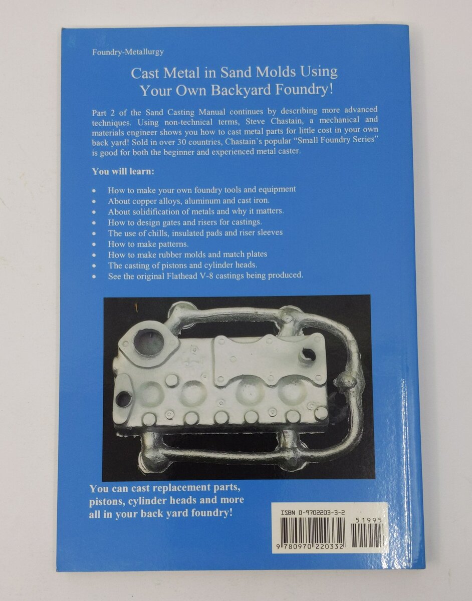 Metal Casting Vol.2 Paperback Book By Steve Chastain, Stephen D.Chastain LN