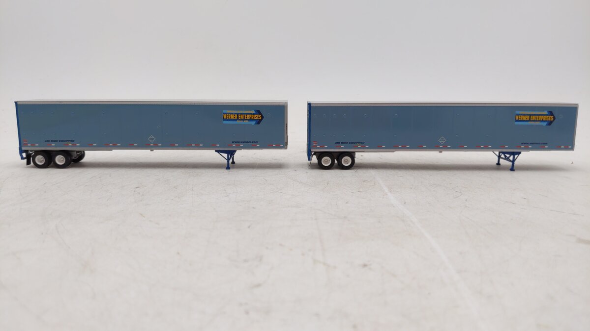 Athearn 28411 Werner 53' Wabash Duraplate Trailers #1 (Set of 2)
