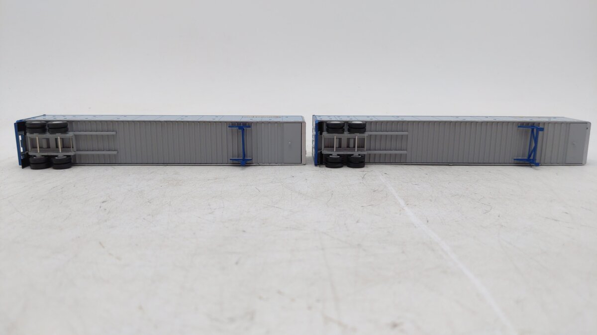Athearn 28411 Werner 53' Wabash Duraplate Trailers #1 (Set of 2)