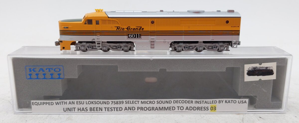 Kato 176-4107LS N Denver Rio Grande Western PA-1 with Sound #6011