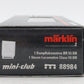 Marklin 88984 Z German Federal Railroad DB Class 55 Steam Locomotive with Tender