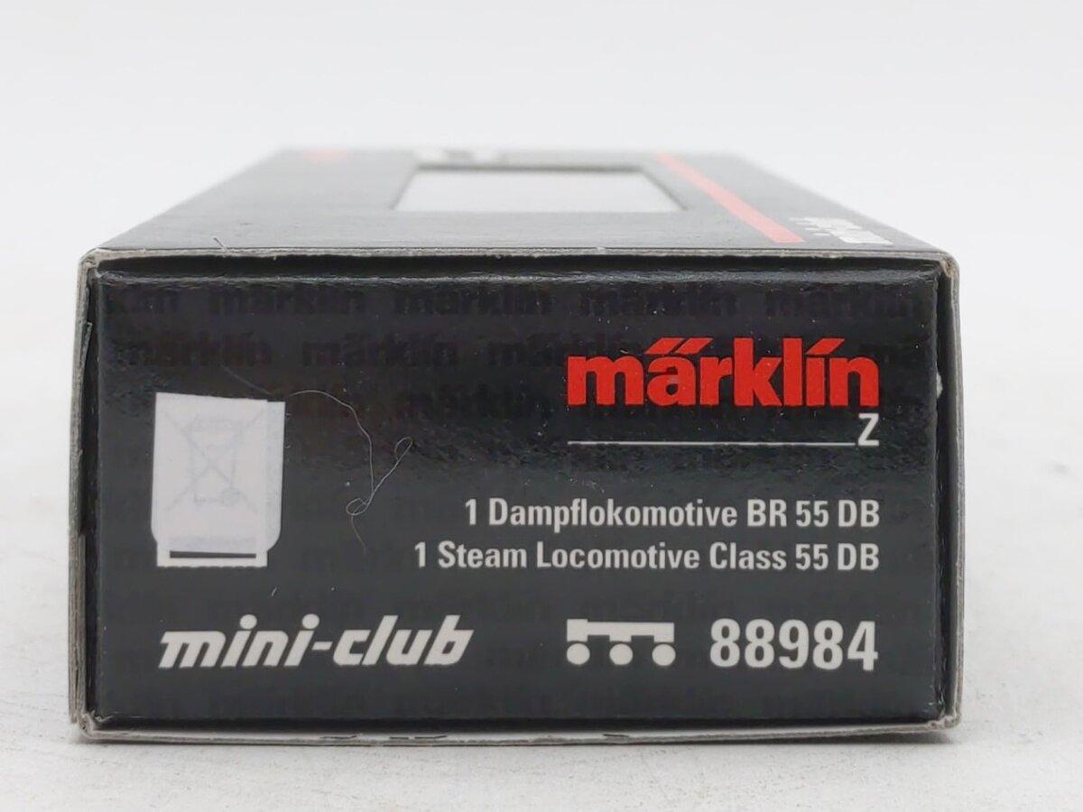 Marklin 88984 Z German Federal Railroad DB Class 55 Steam Locomotive with Tender
