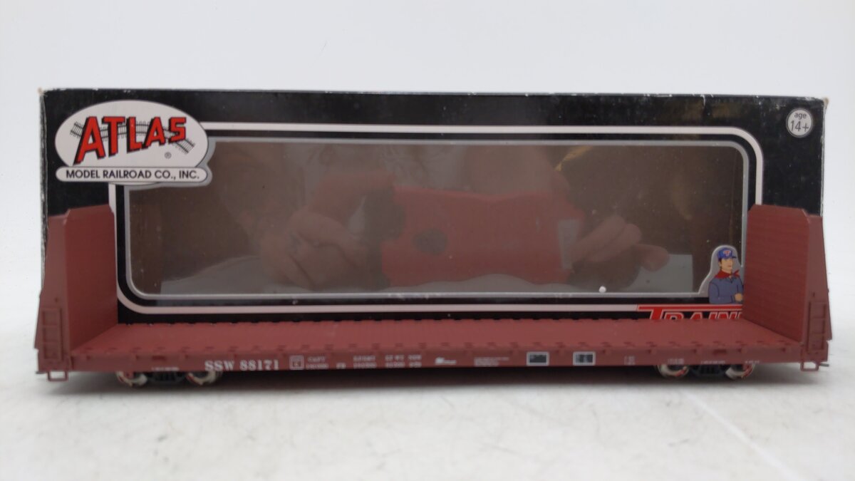 Atlas 20000385 HO Scale SSW Bulkhead Flatcar #88171