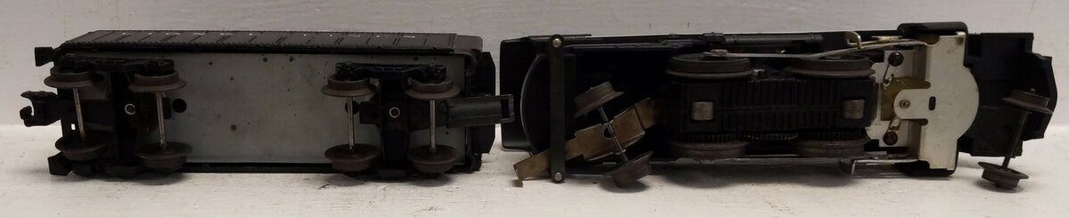 Lionel 237 Vintage O 2-4-2 Plastic Scout Steam Locomotive W/ Lionel LinesTender VG