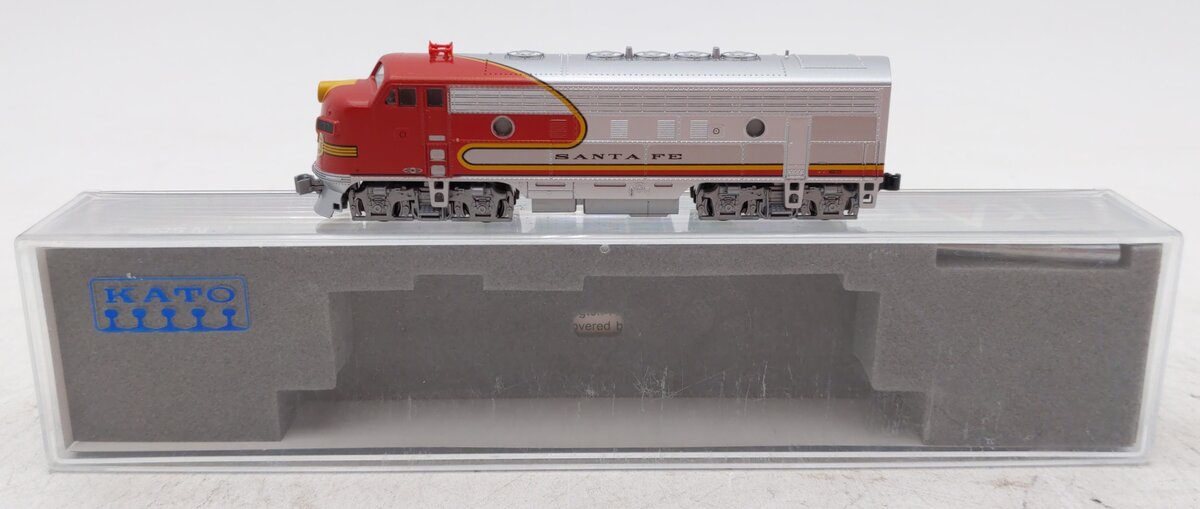 Kato 176-2124 N Scale Santa Fe/Warbonnet F-7A Diesel Locomotive #37