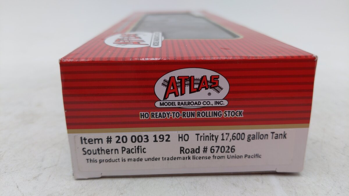 Atlas 20003192 HO Southern Pacific 17,600 Gallon Corn Syrup Tank Car #67026