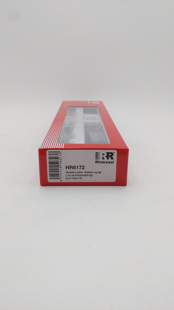 Rivarossi HR6172 HO West Side Lumber Co. Skeleton Log Car #149,152 (Set of 2)
