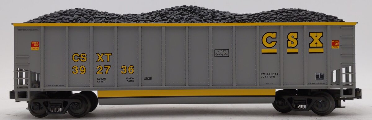 MTH 20-97419 O CSX Coalporter Hopper w/Coal Load #392736 LN/Box