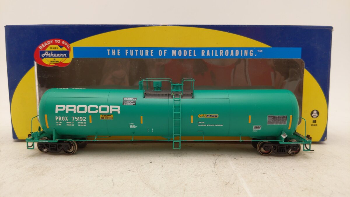 Athearn 97617 HO Scale Procor 30,000 Gallon Ethanol Tank Car #75192