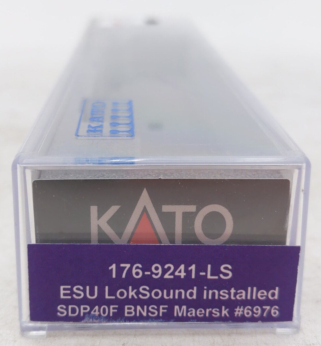 Kato 176-9241 N BNSF Maersk EMD SDP40F Type IVb Diesel Locomotive #6976 LN/Box