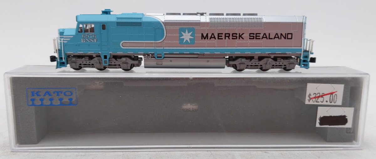 Kato 176-9241 N BNSF Maersk EMD SDP40F Type IVb Diesel Locomotive #6976 LN/Box