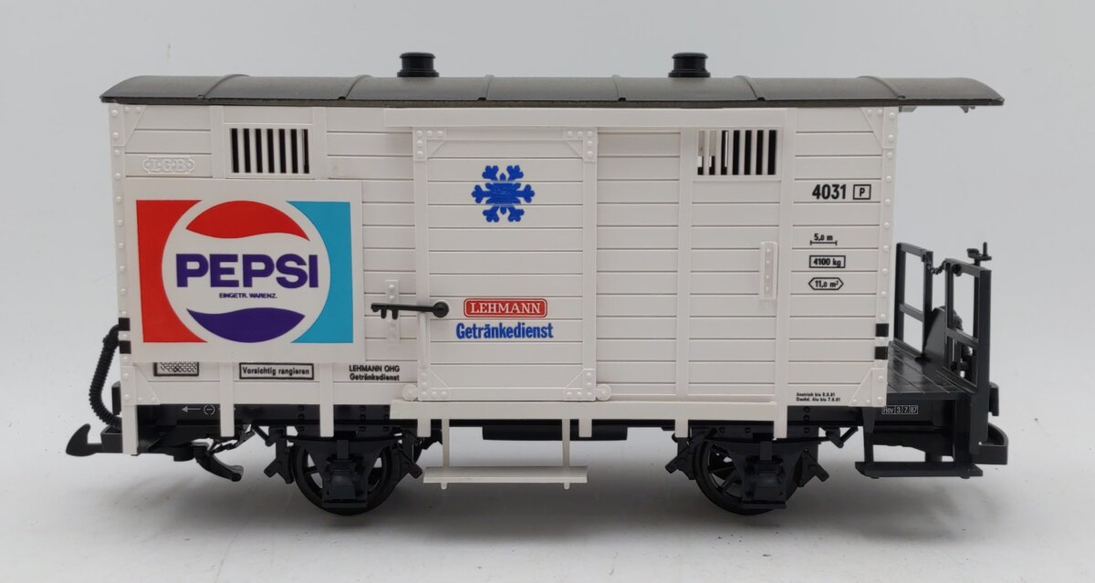 LGB 4031 G Scale Pepsi Cola Boxcar EX/Box – Trainz