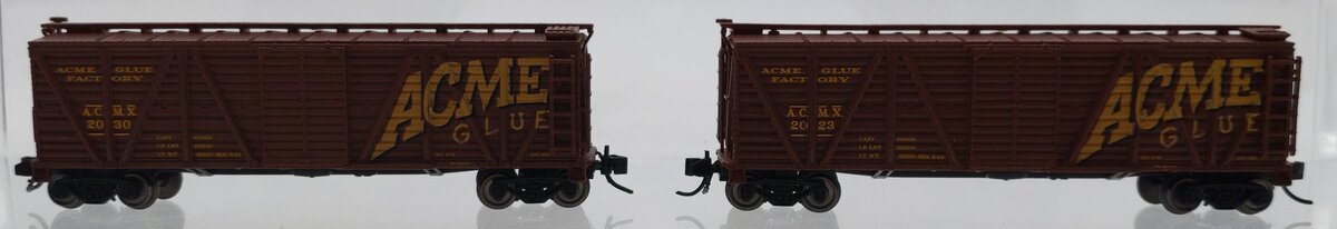 Broadway Limited 8487 N Acme Glue Factory 40' Wood Stock Car (Set of 2)