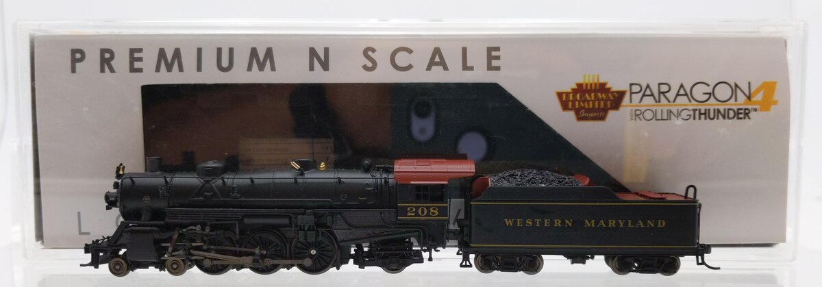 Broadway Limited 6953 N Scale WM Light 4-6-2 Steam Locomotive Sound/DC/DCC #208
