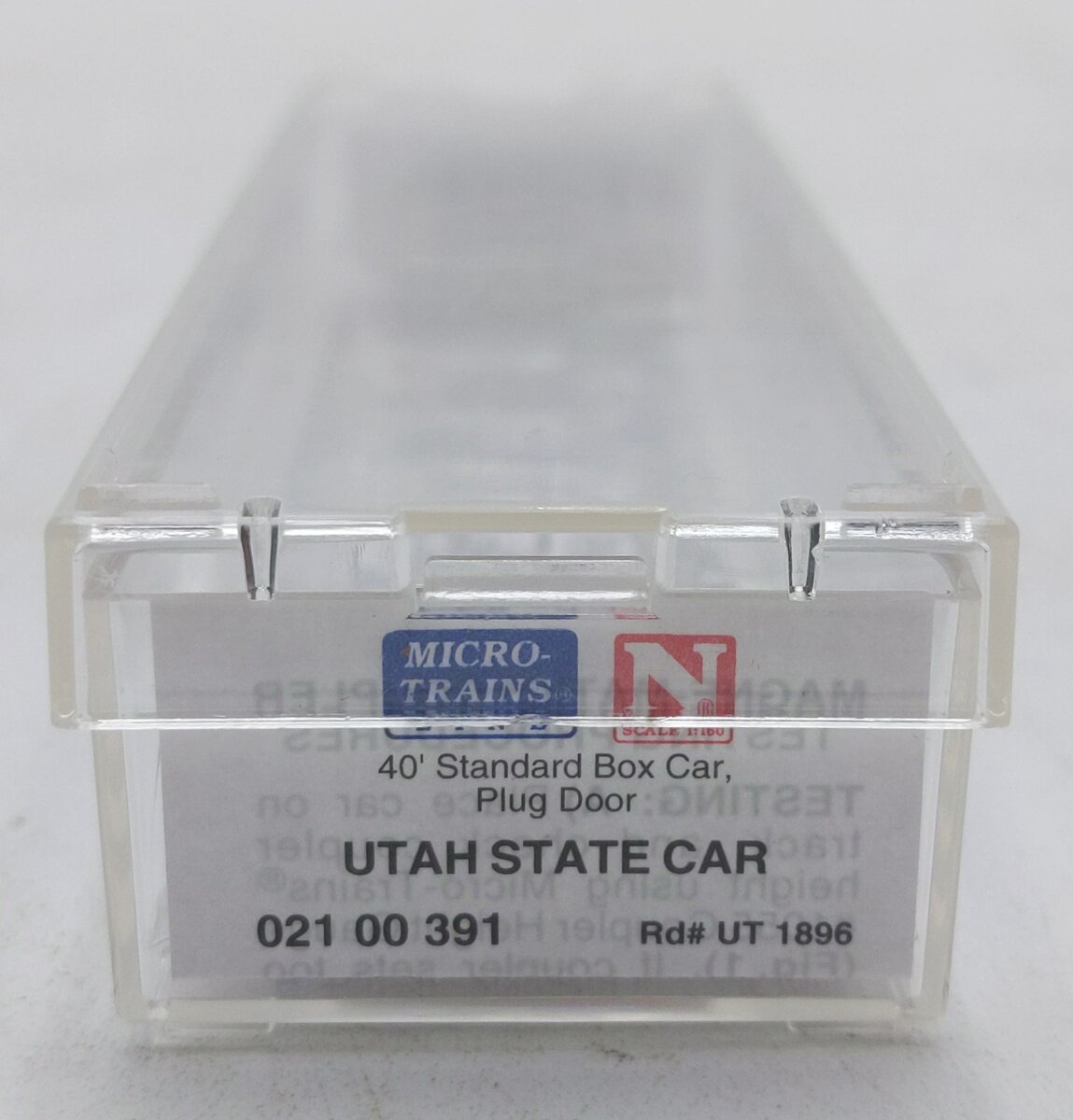 Micro-Trains 02100391 N Scale Utah State 40' Standard Plug Door Boxcar #1896
