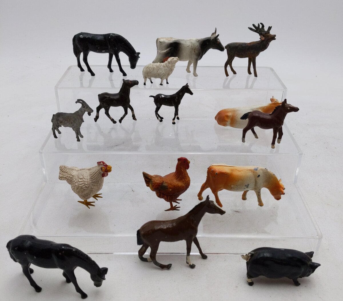 Britains Vintage Assorted Handpainted Animal Figures [15] VG