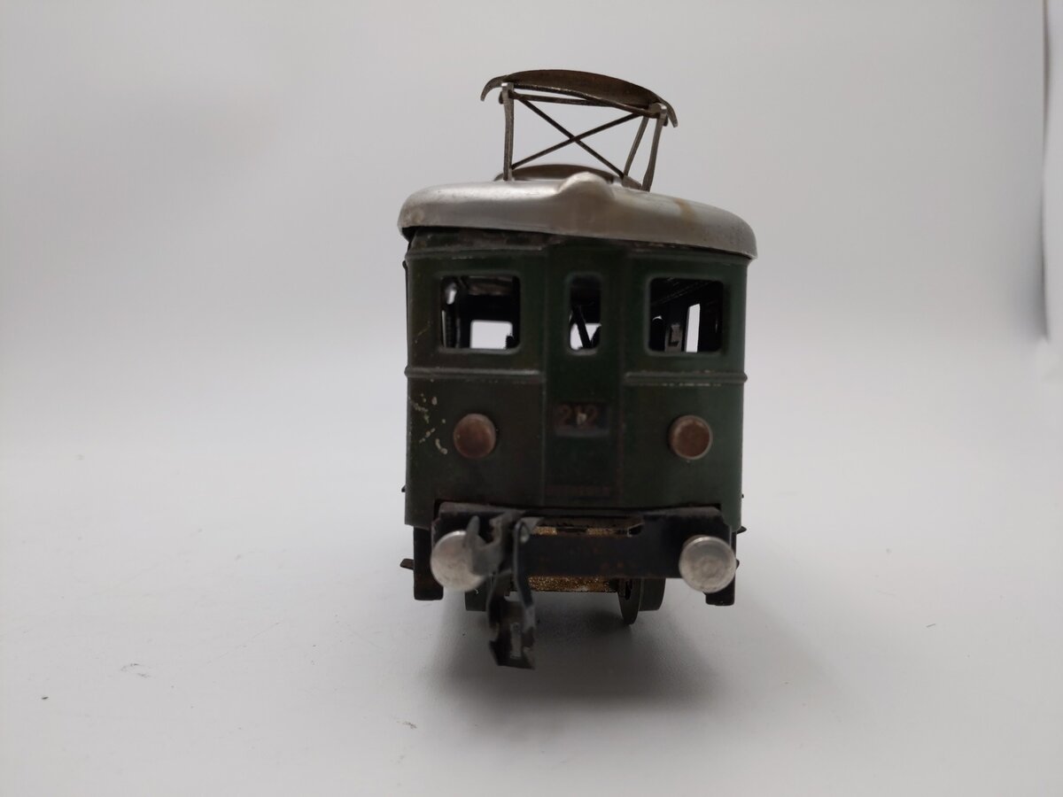 Buco 212 Vintage O Bucherer 0-4-0 Wind-Up Electric Locomotive #212 VG