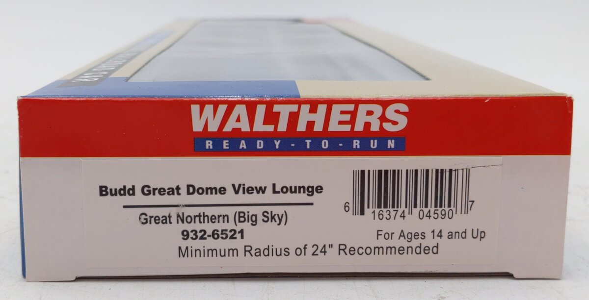 Walthers 932-6521 HO Great Northern Big Sky Budd Great Dome View Lounge LN/Box